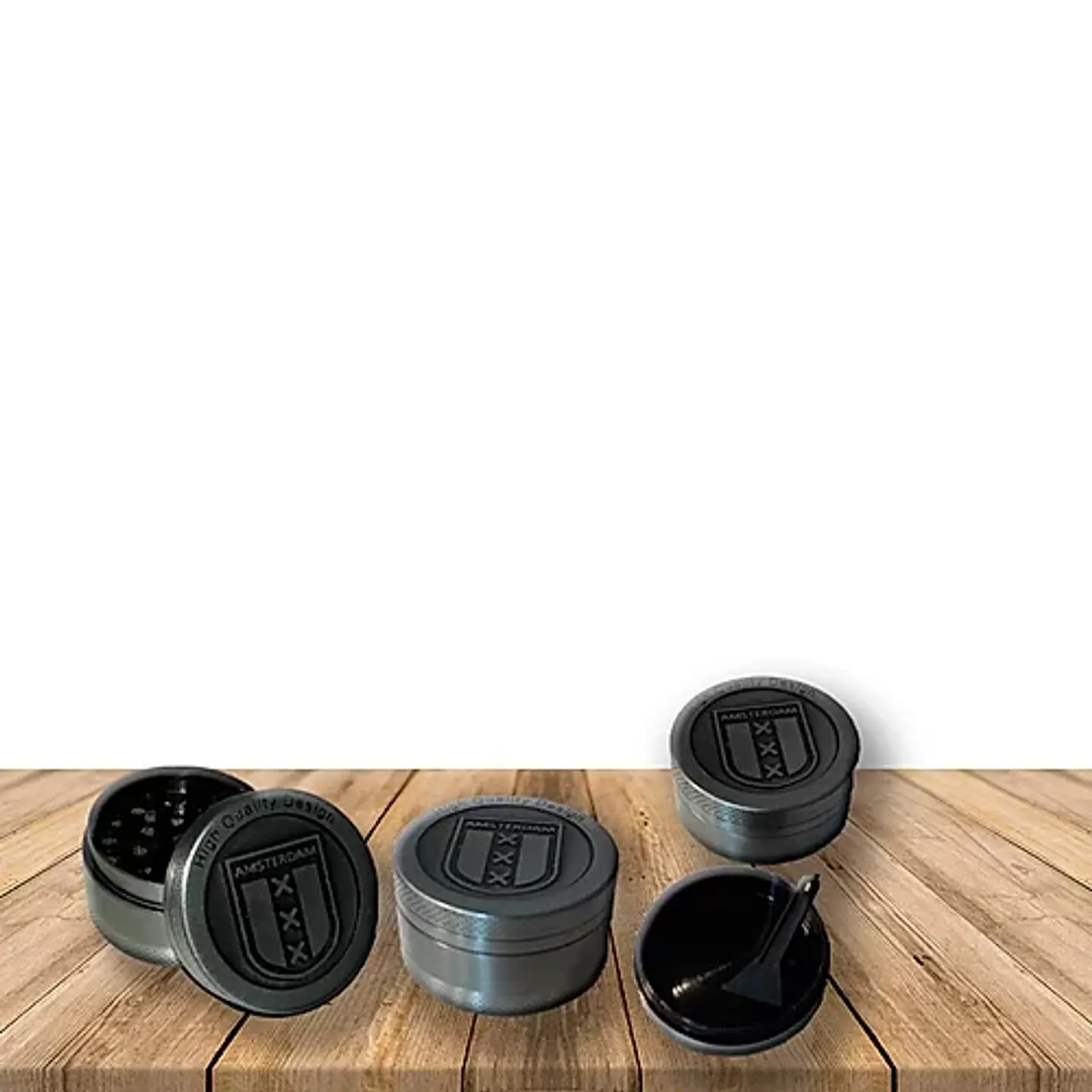Moledor Metalico Amsterdam 2 Piezas JL-248J 1