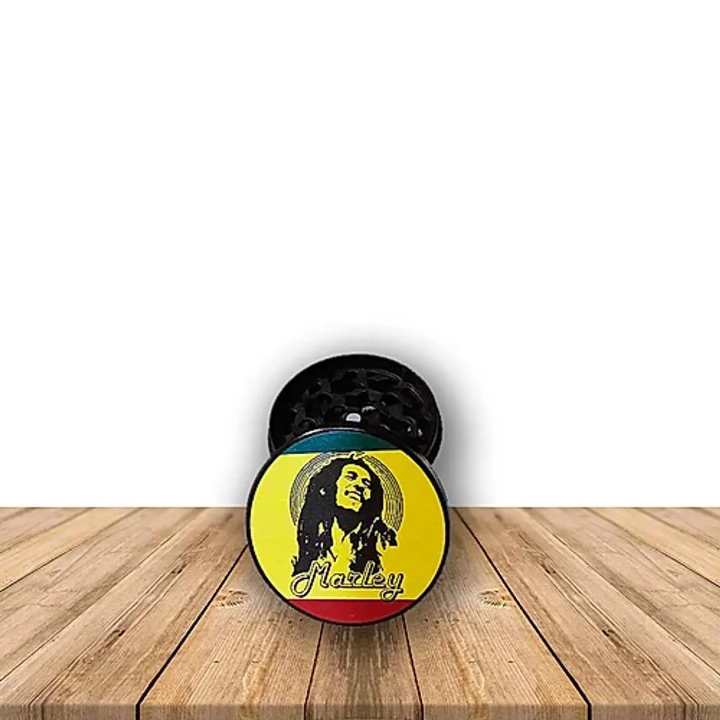 Moledor Metálico Edición Bob Marley 4 Piezas  1