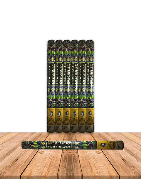 Incienso Krishna Tubo Manzana Verde 