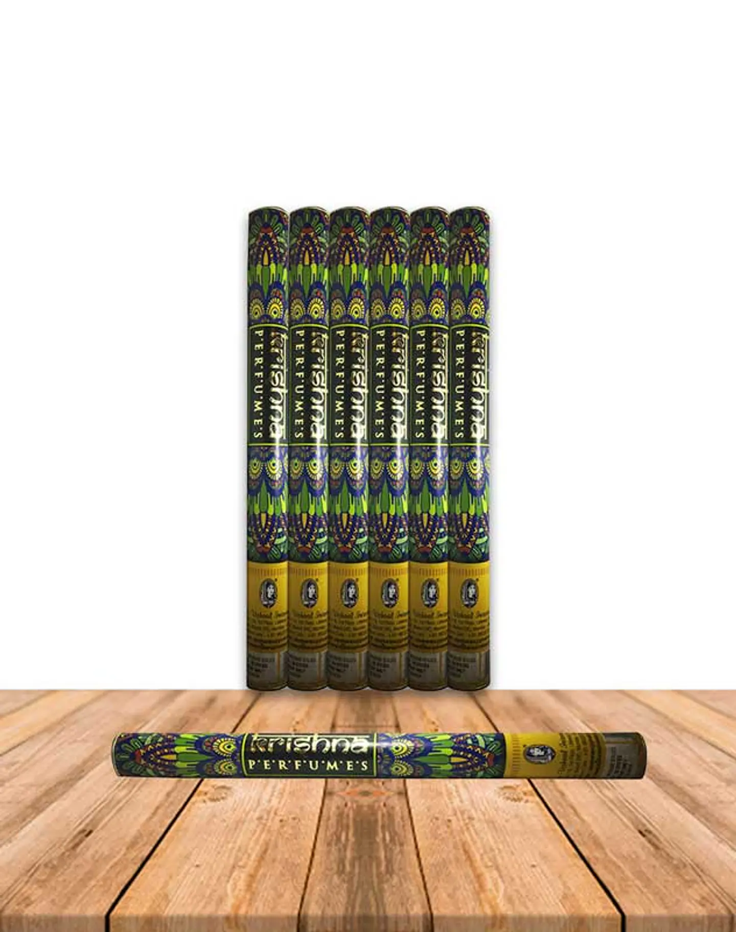 Incienso Krishna Tubo Manzana Verde  1