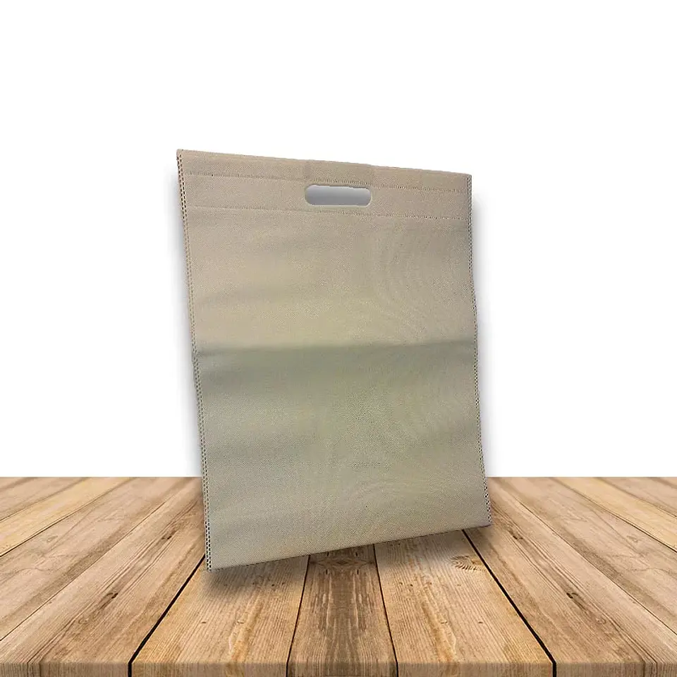Bolsa Ecológica Mango Con Fuelle Abajo 36 x 42 Cm. Precio x Docena 1