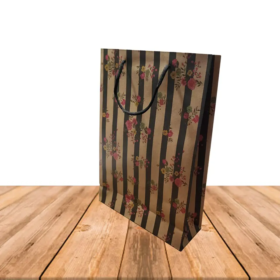 Bolsa Kraft De Regalo Con Diseño 33cm X 25cm JI16-10E 1