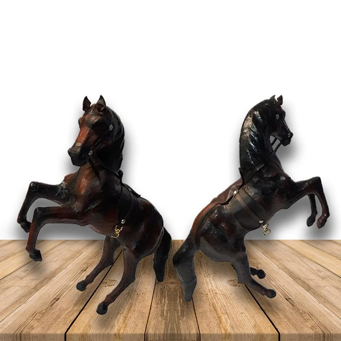 Caballo Saltando de Cuero 12 pulgadas  2