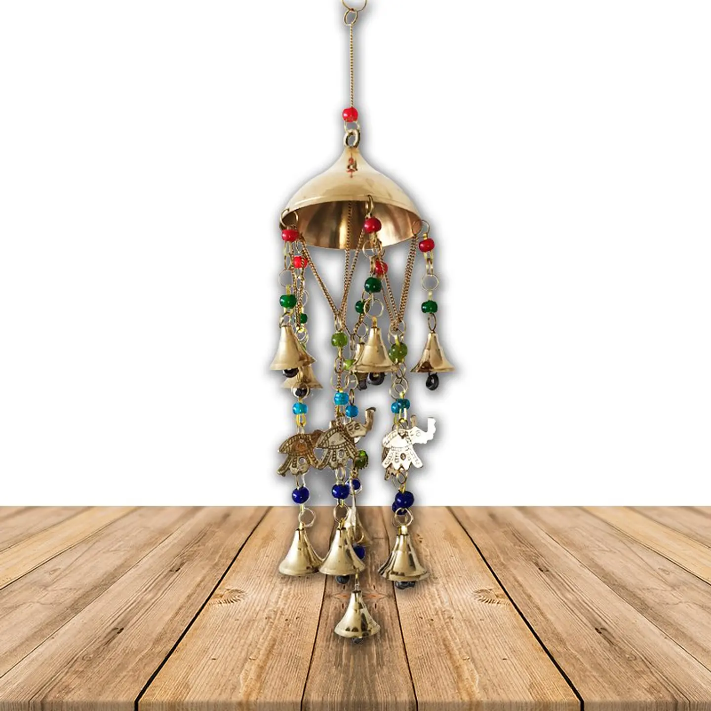 Colgante Decorativo Con Campana de Bronce  1