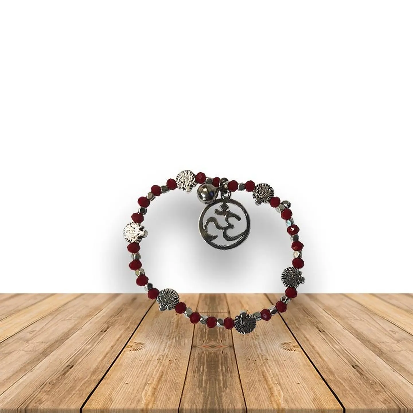  Pulsera Con Amuleto De OM JI19-358 1