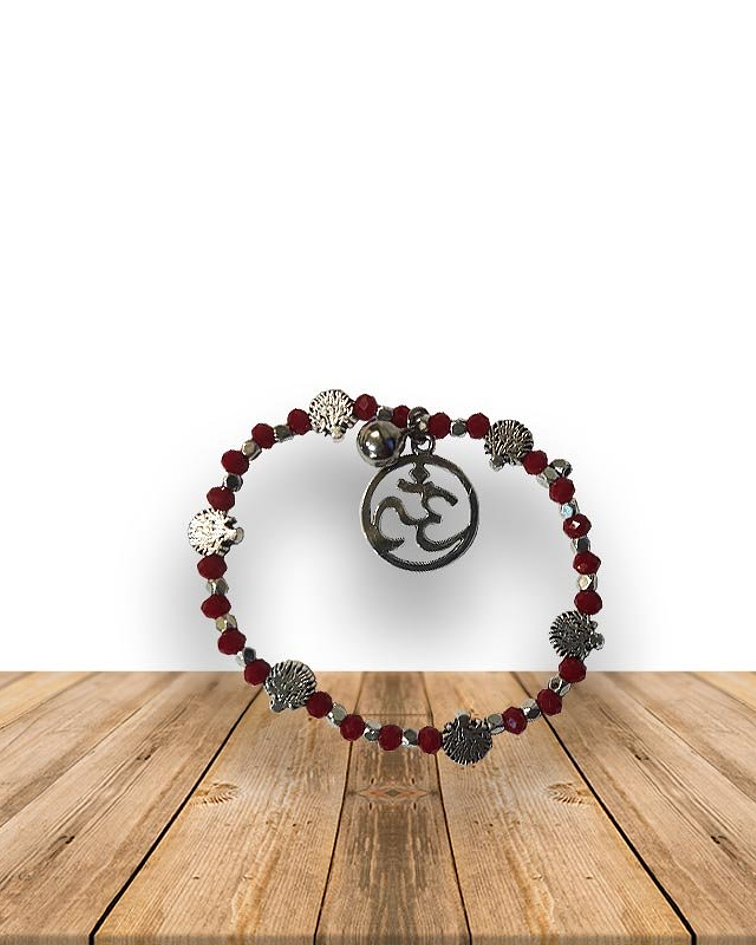  Pulsera con amuleto de Om 