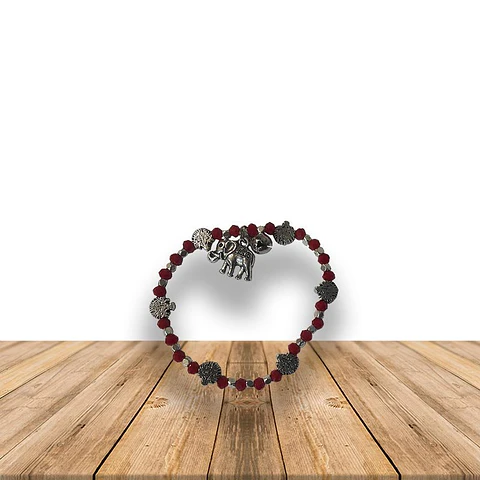 Pulsera Con Amuleto De Elefante JI19-357