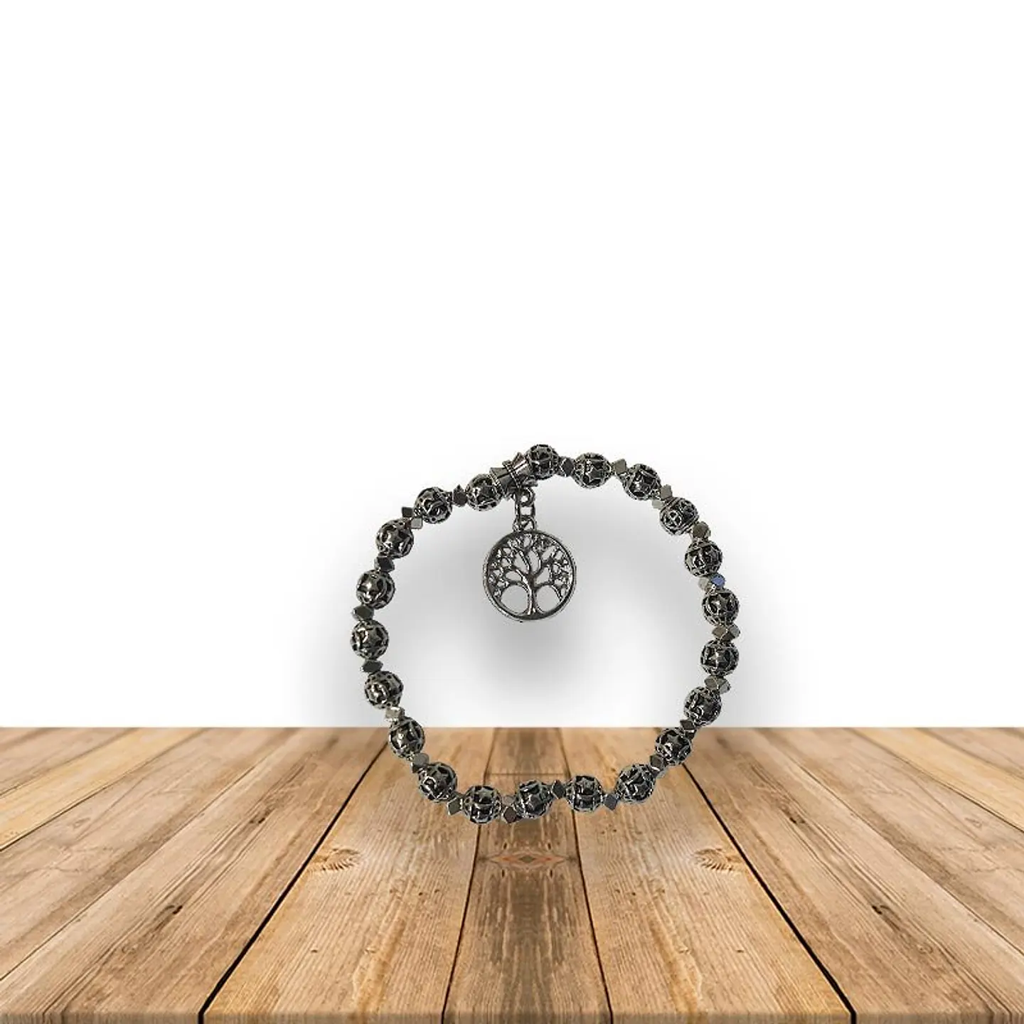 Pulsera Con Árbol De La Vida Círculo JI19-365 1