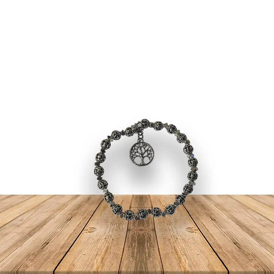 Pulsera Con Árbol De La Vida Círculo JI19-365 1