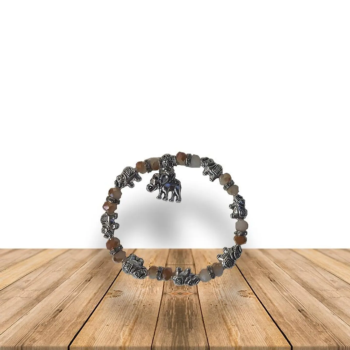 Pulsera Con Elefante Y Piedras JI19-370 1