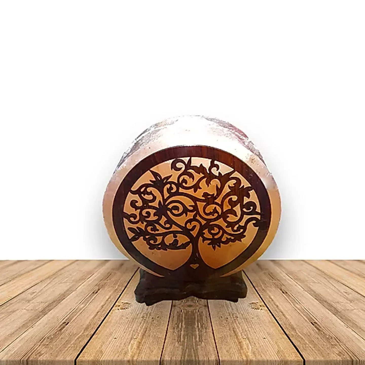 Lampara de Sal Figura Árbol de la Vida Redondo 9