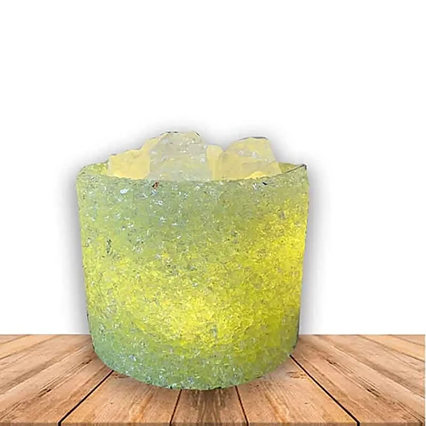 Lámpara de Cristal Natural Grande Redondo USB  1