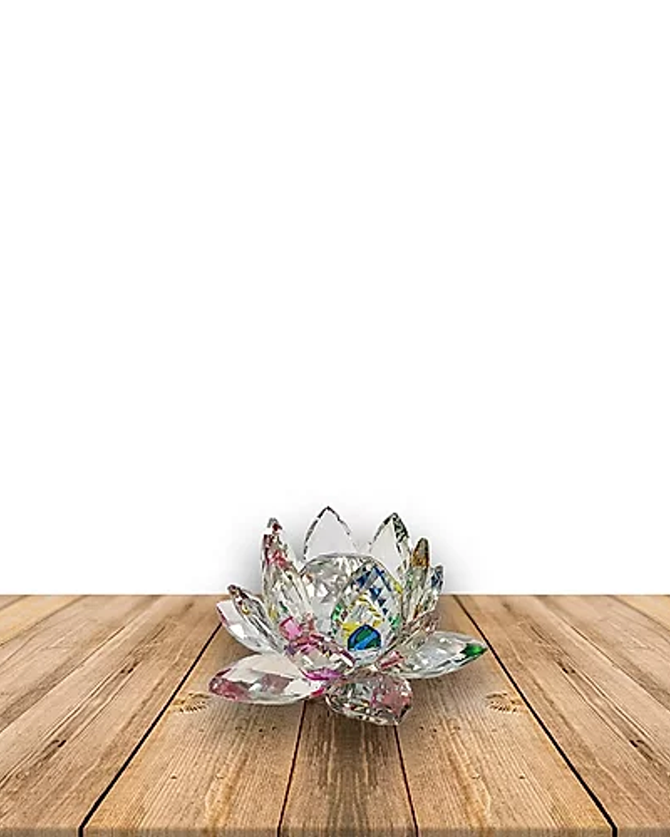 Flor de loto Cristal Color 50MM JI19-126