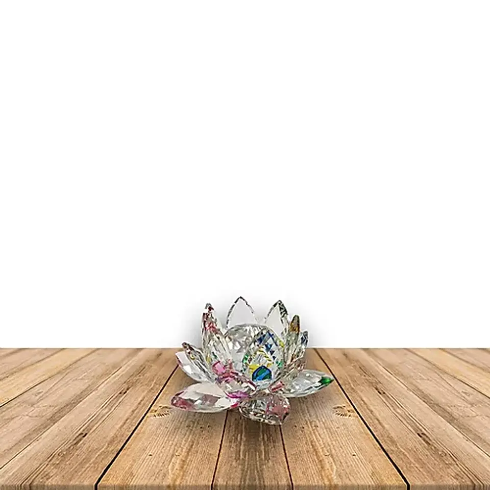 Flor de loto Cristal Color 50MM JI19-126 1