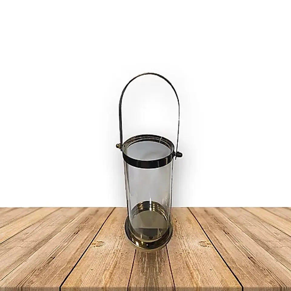  Candelabro Vidrio Grande 23 x 9.5 cm  1