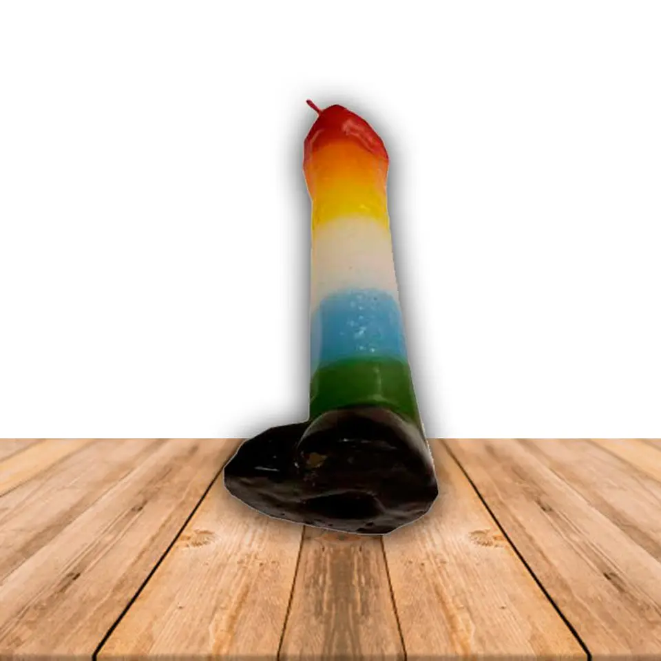 Vela Figura Pendorcho de 7 colores  1