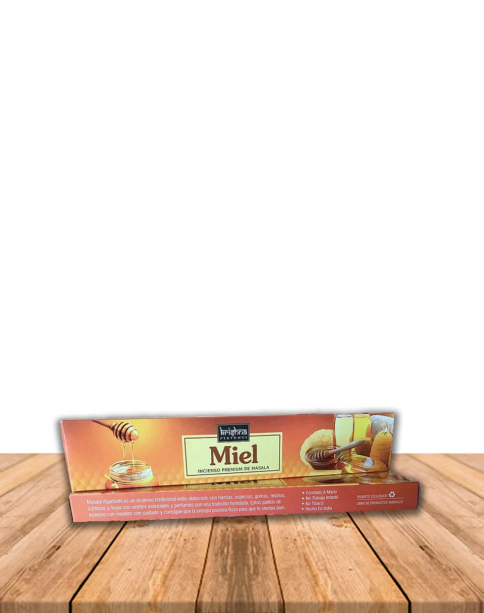 Incienso Krishna Premium Miel 15 grs 2