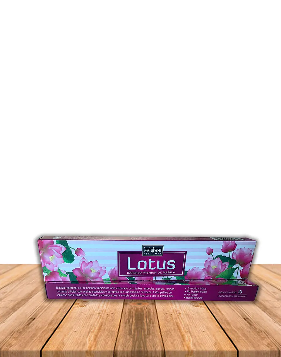 Incienso Krishna Premium Lotus 15 grs 2