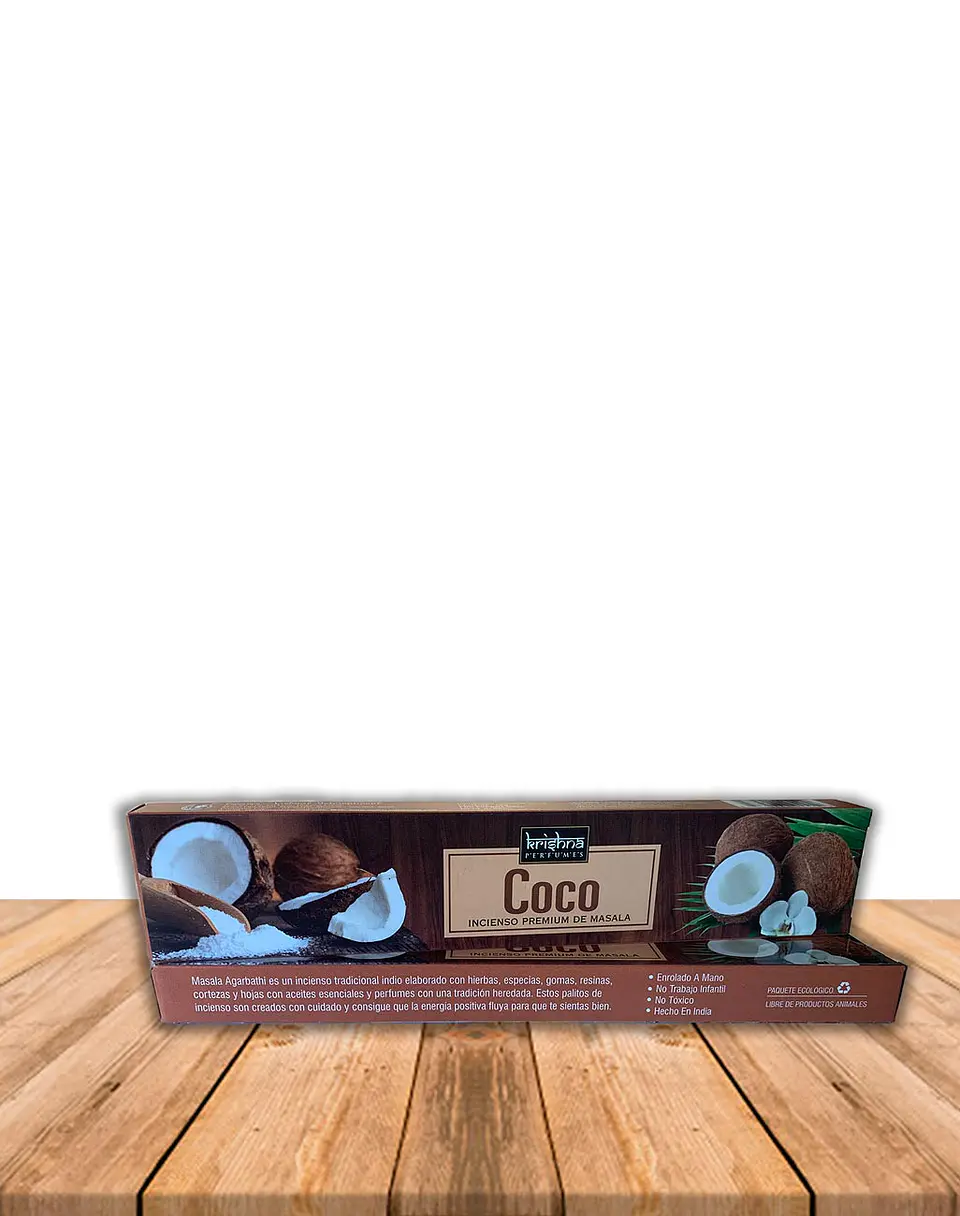 Incienso Krishna Premium Coco 15 grs 2