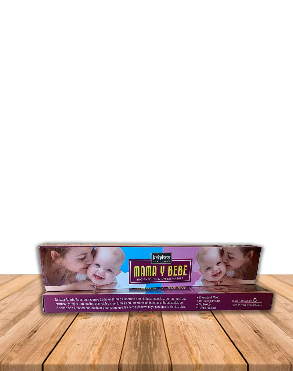 Incienso Krishna Premium Mamá & Bebé 15 grs 2