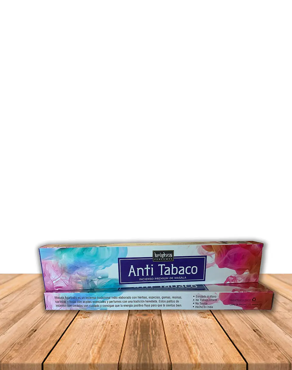 Incienso Krishna Premium Anti Tabaco 15 grs 2