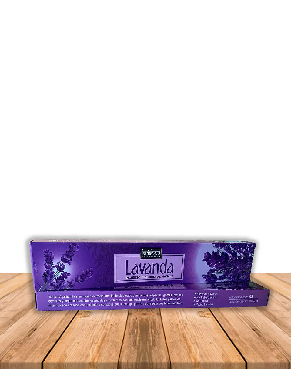 Incienso Krishna Premium Lavanda 15 grs 2
