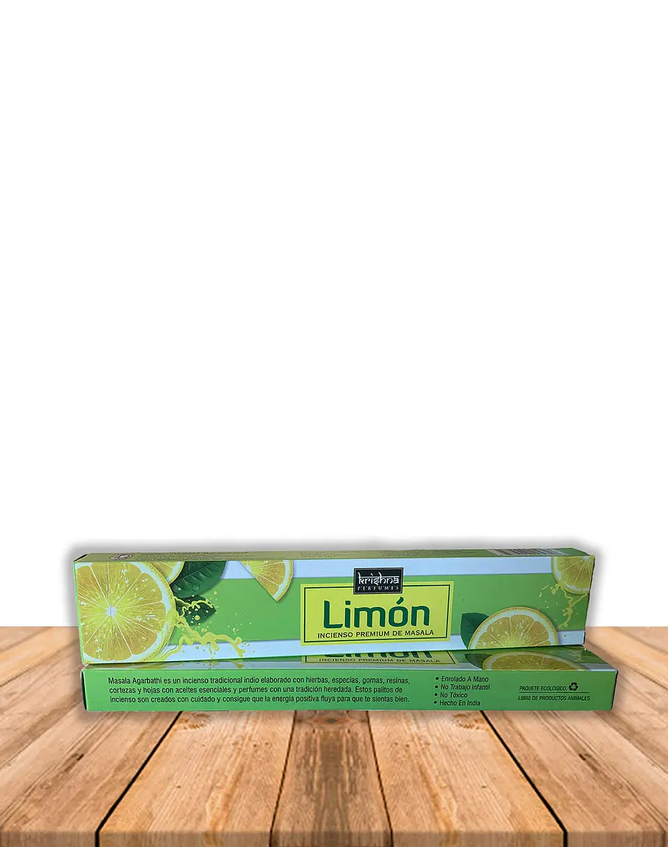 Incienso Krishna Premium Limón 15 grs 2