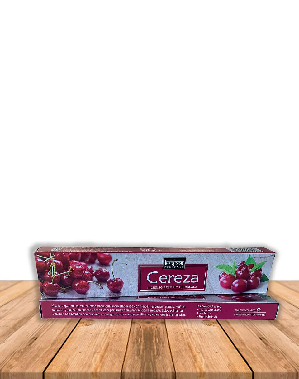 Incienso Krishna Premium Cereza 15 grs 2