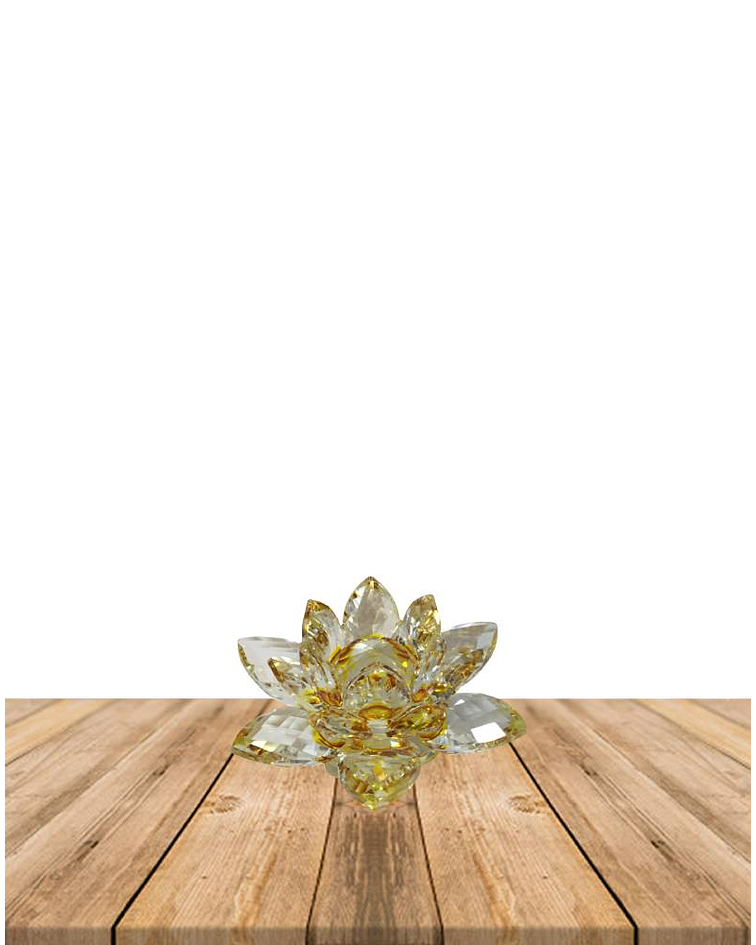 Flor de Loto Cristal 40mm  JI19-120