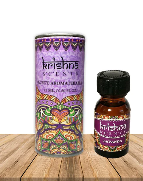 Aceite aromático Lavanda Krishna 15 ml