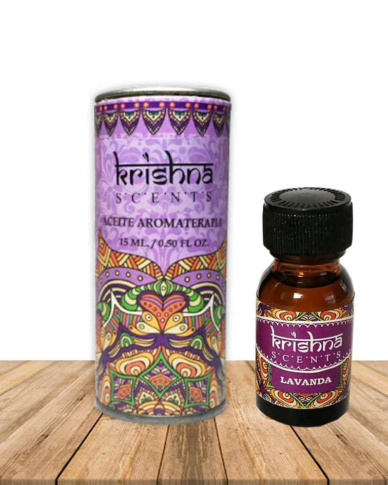 Aceite aromático Lavanda  Krishna 15 ml