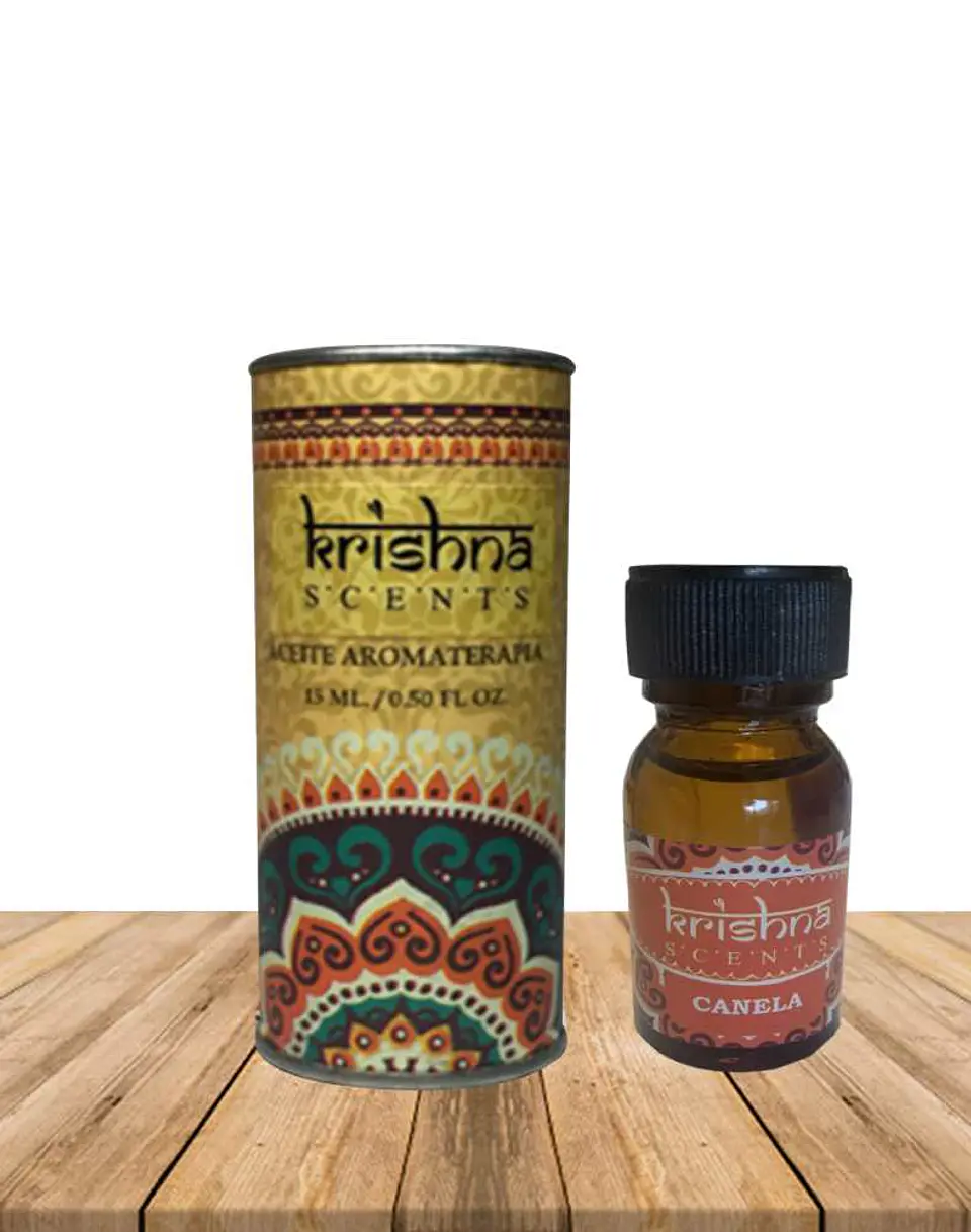 Aceite aromática Canela Krishna 15ml 1