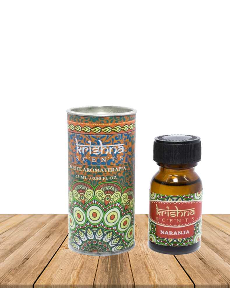 Aceites aromáticas Naranja  Krishna 15 ml