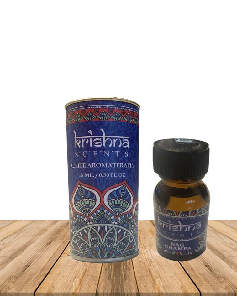 Aceite aromática Nag champa Krishna 15 ml