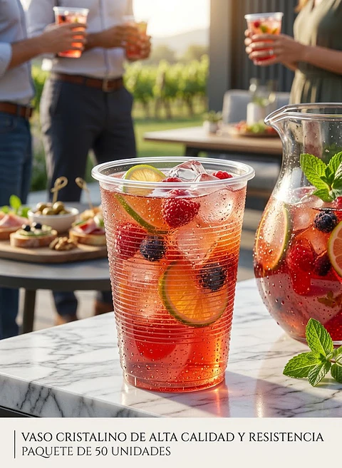Vaso 200cc Transparente PP