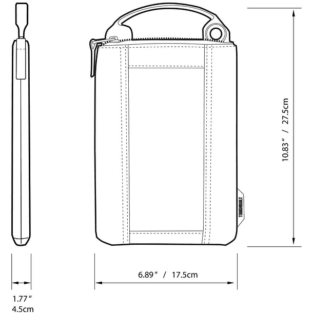 Bolsa para parafusos TB-94-M-3 TOUGHBUILT (Pack 3 UNIDADES) 2