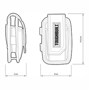 Bolsa para Smartphone com bolsos para lápis TB-33C TOUGHBUILT