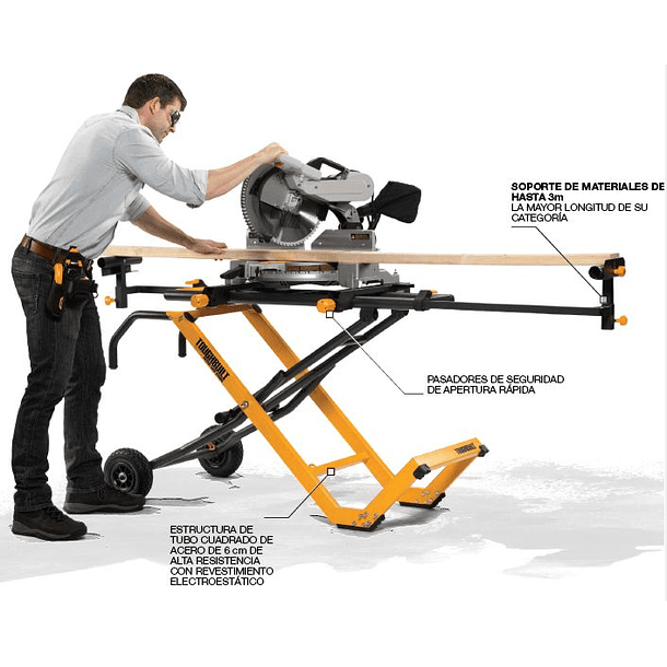 Mesa Universal para Serras Circulares de Esquadria TB-S600 TOUGHBUILT 4