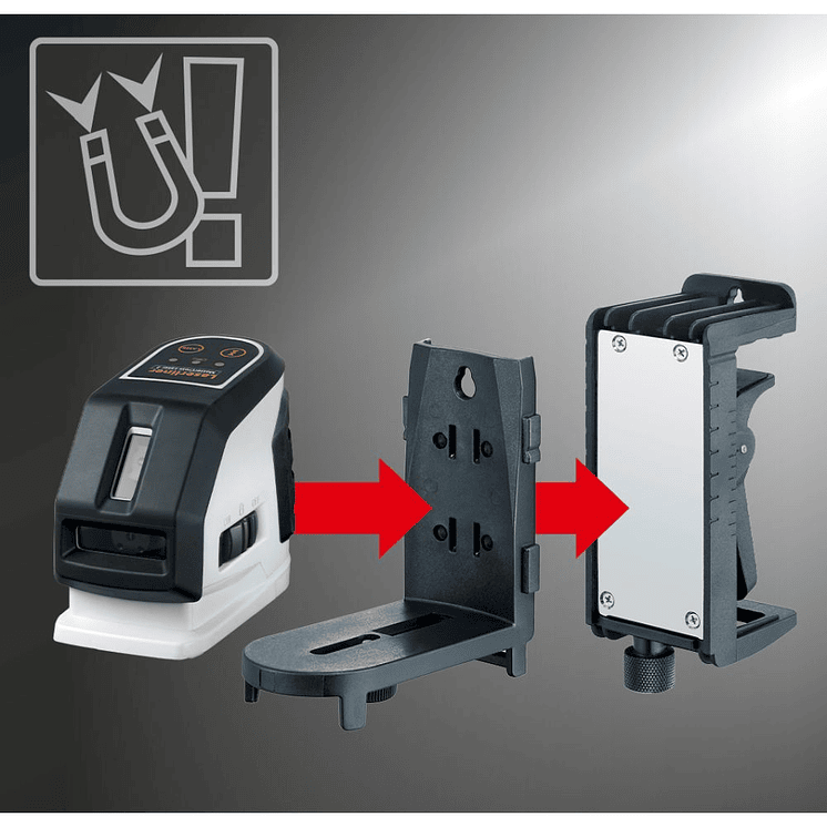 Nivel Láser rojo de 2 Líneas MasterCross-Laser 2 LASERLINER 3
