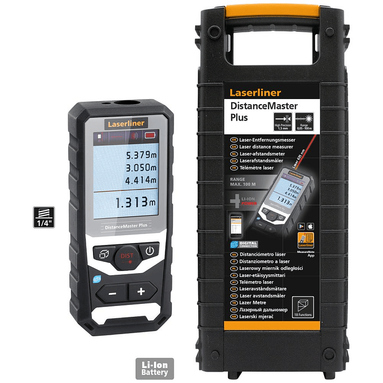 Medidor de Distancias Láser 100 MT DistanceMaster Plus 100 m LASERLINER 2