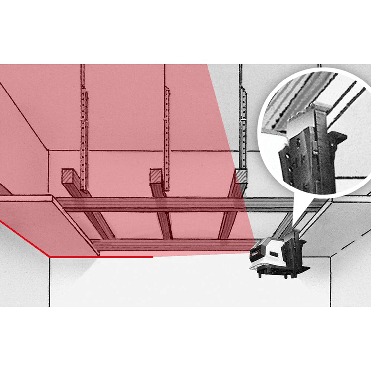 Nivel Láser rojo de 2 Líneas MasterCross-Laser 2 LASERLINER 6