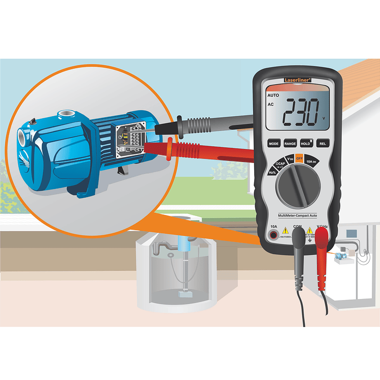Multímetro Digital Compacto MultiMeter LASERLINER 4