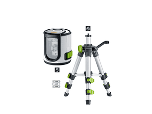 Nivel Láser 2 Líneas Verde con Trípode EasyCross-Laser Work Set LASERLINER