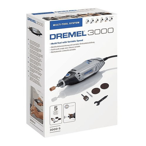 Multiherramienta DREMEL 3000 + 5 accesorios 3