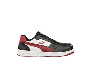 Zapatilla de seguridad FRONTCOURT BLK/WHT/RED S3L PUMA