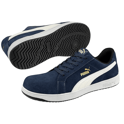 Zapatilla de seguridad ICONIC NAVY LOW S1PL PUMA 3