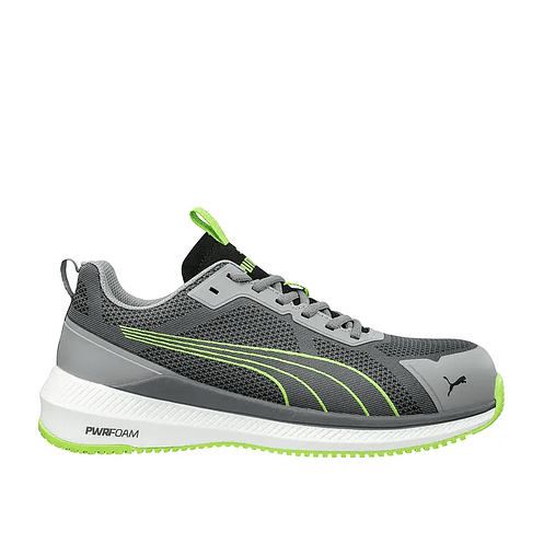 Zapatilla de seguridad SLIDE GREY/GREEN LOW S1PS PUMA 1