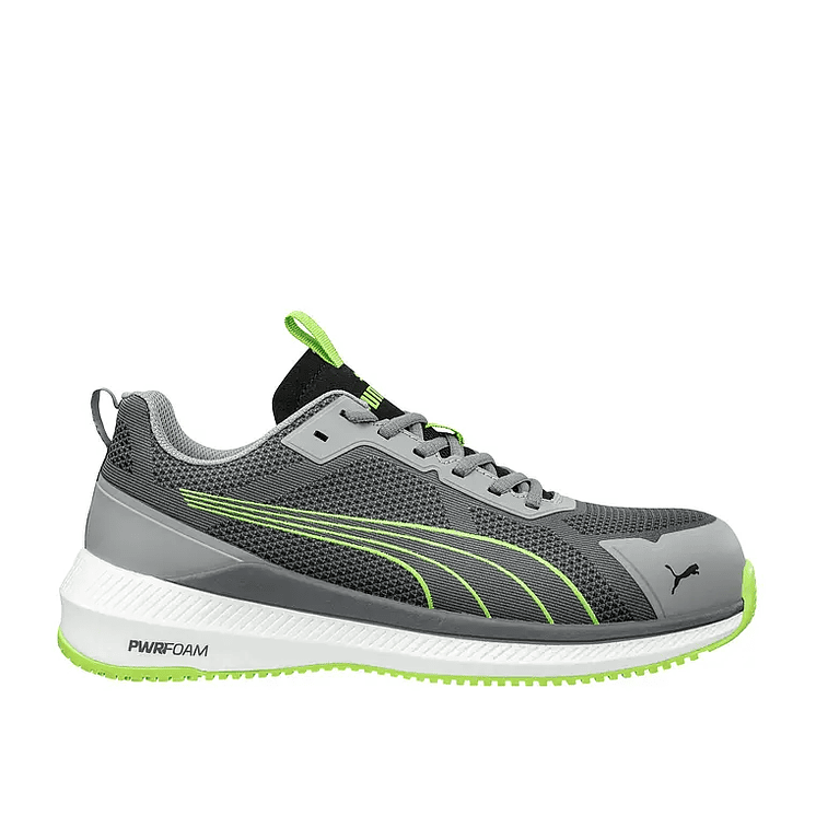 Zapatilla de seguridad SLIDE GREY/GREEN LOW S1PS PUMA 1