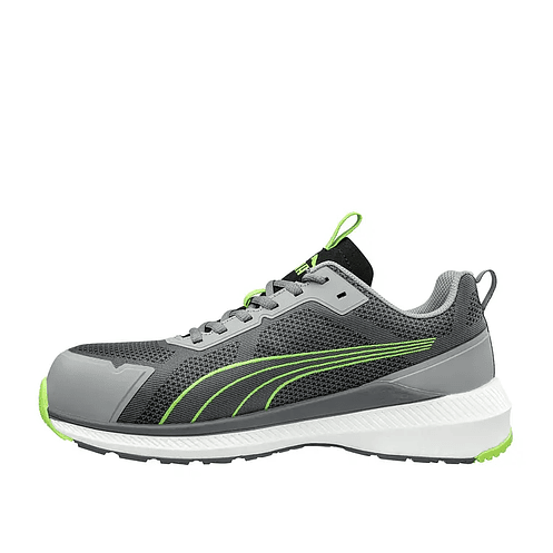 Zapatilla de seguridad SLIDE GREY/GREEN LOW S1PS PUMA 2