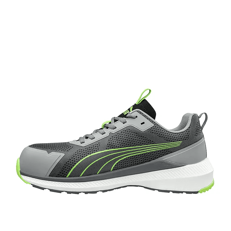 Zapatilla de seguridad SLIDE GREY/GREEN LOW S1PS PUMA 2
